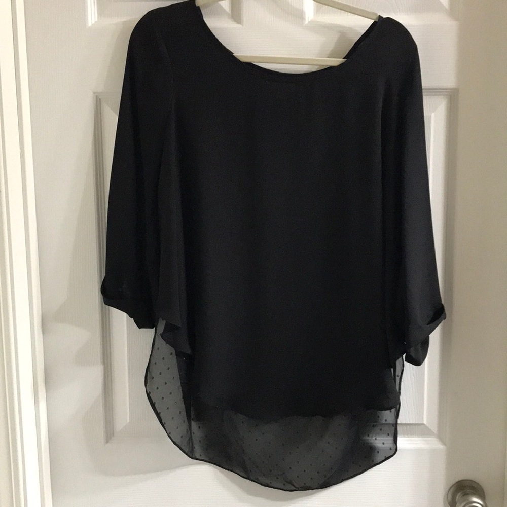 Dressy black blouse
